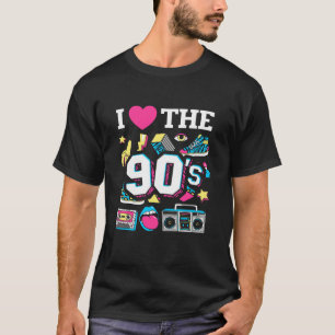 T-shirt Années 90 I Heart the Nineties