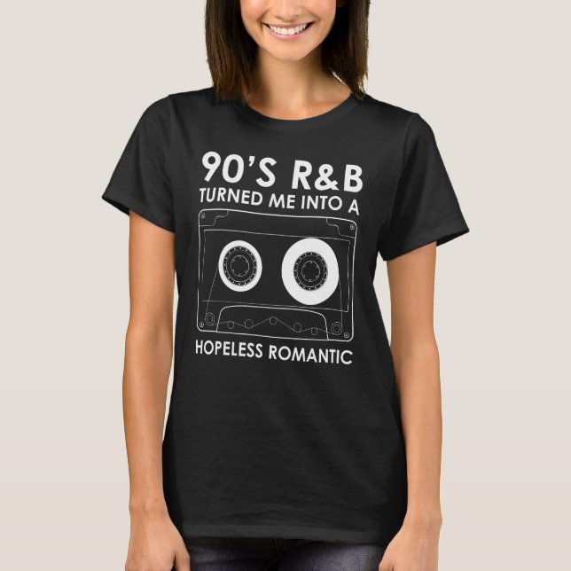 T-shirt Années 90 R&B Hopeless Romantic (Devant)