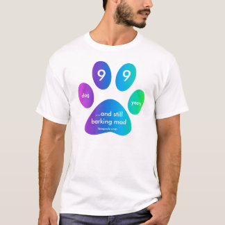 T-shirt années de chien d'arc-en-ciel de timepodz - 99