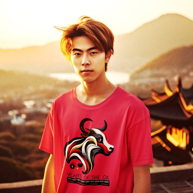 T-shirt Années Du X - Signe Zodiaque Chinois (Créateur téléchargé)