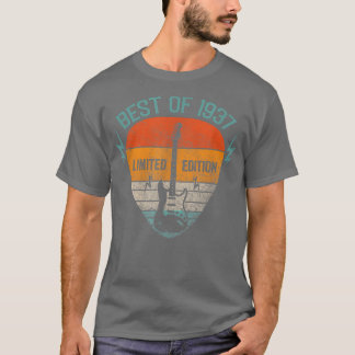 T-shirt Années Vintage 85 Ans Vintage 1937 Meilleur O