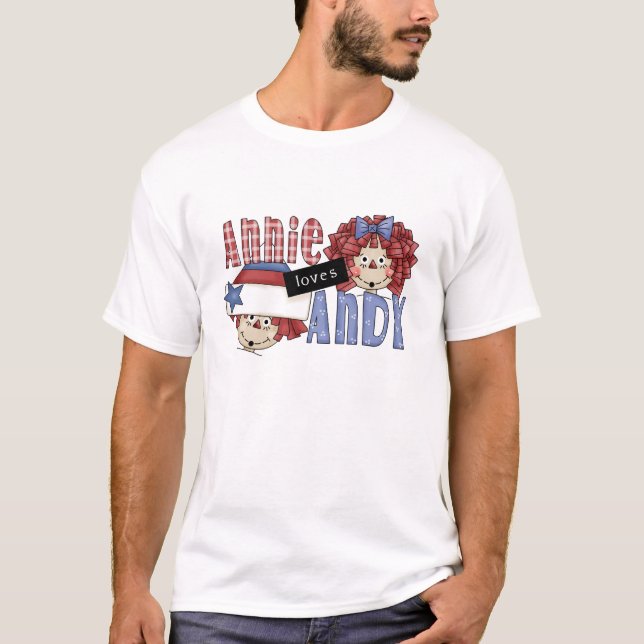 T-shirt Annie aime Andy Ragdoll (Devant)