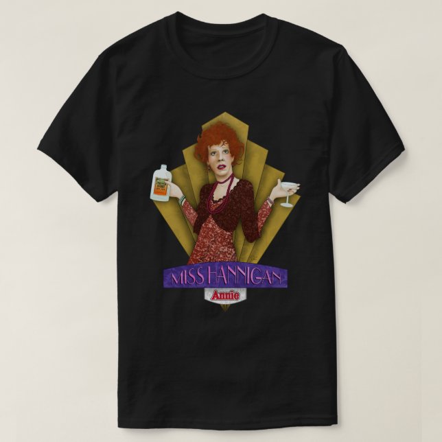 T-shirt ANNIE Miss Hannigan 1 (Design devant)