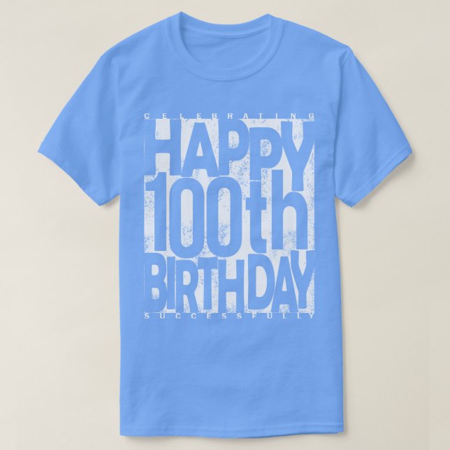 T-shirt Anniversaire 100 ans (Design devant)