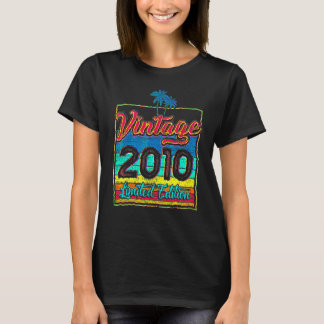 T-shirt Anniversaire 12 ans Vintage 2010