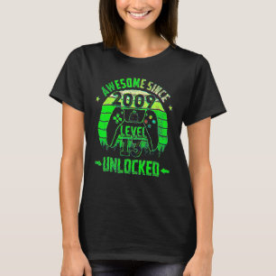 T-shirt Anniversaire 13 Anniversaire Déverrouillé Niveau 1