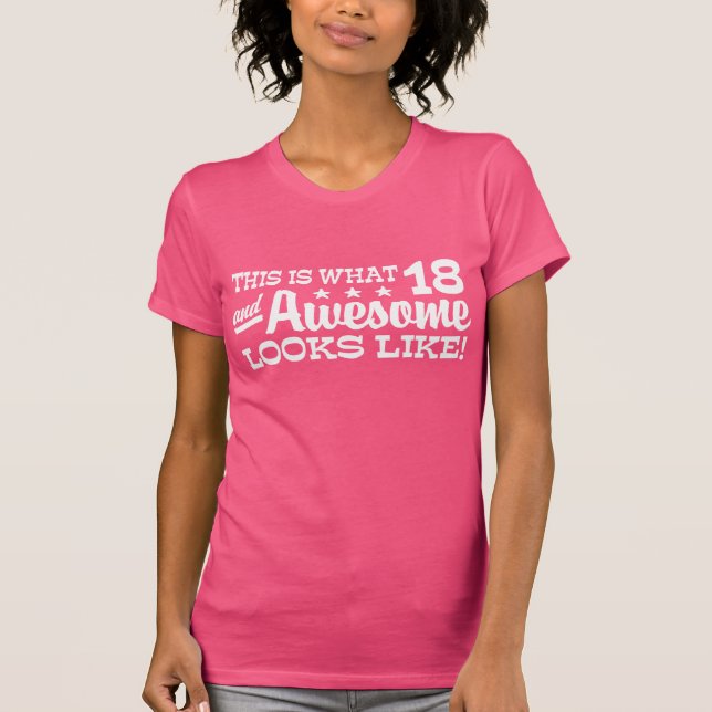 T-shirt Anniversaire 18 ans (Devant)