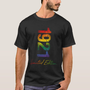 T-shirt Anniversaire 1921 Année Limitée Lgbtq Rainbow Prid
