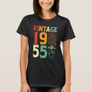 T-shirt Anniversaire 1955 67 Ans Camping Randonnée B