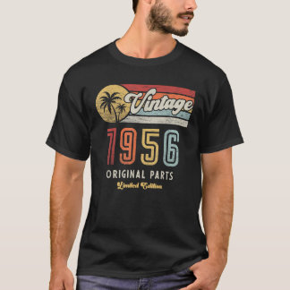 T-shirt Anniversaire 1956 Cadeau Cadeau 70 ans Cadeau Cade