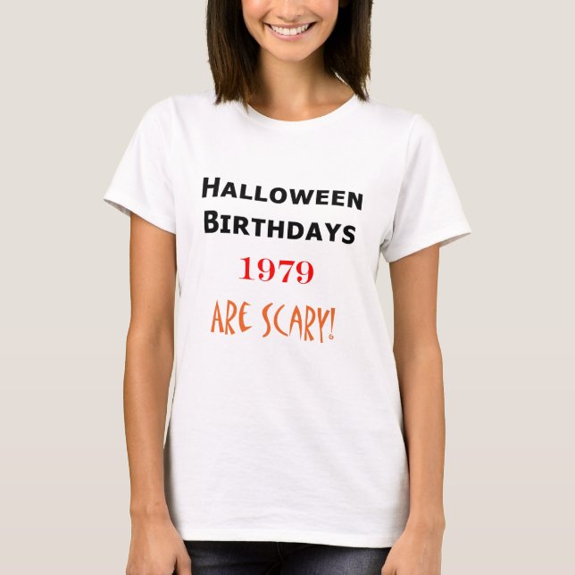 T-shirt anniversaire 1979 de Halloween (Devant)