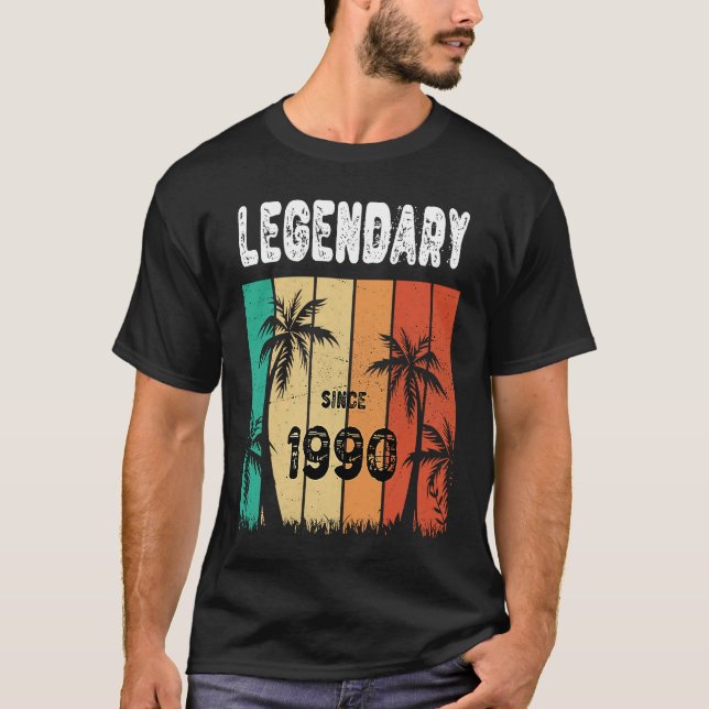 T-shirt Anniversaire 1990 32e anniversaire (Devant)