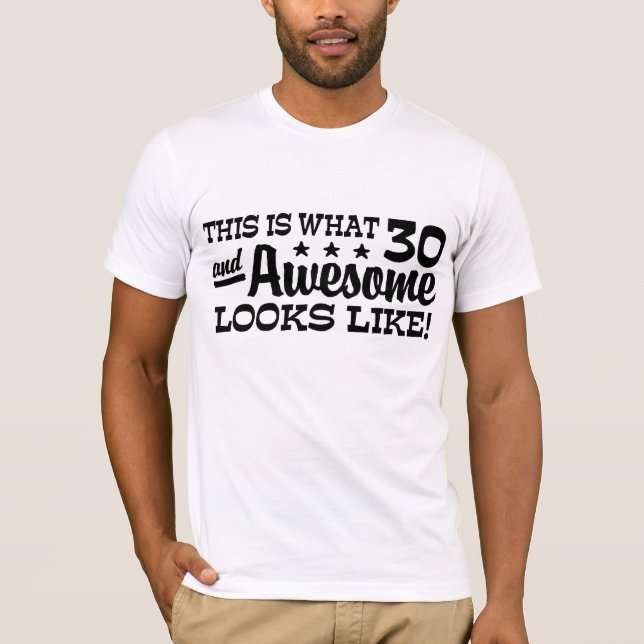 T-shirt Anniversaire 30 ans (Devant)