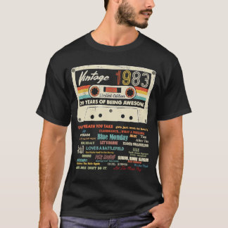 T-shirt Anniversaire 39 ans Vintage 1983 39e anniversaire