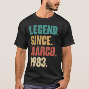 T-shirt Anniversaire 40e Décoration Mars 40 ans Vieux Vint