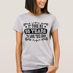 T-shirt Anniversaire 55 ans