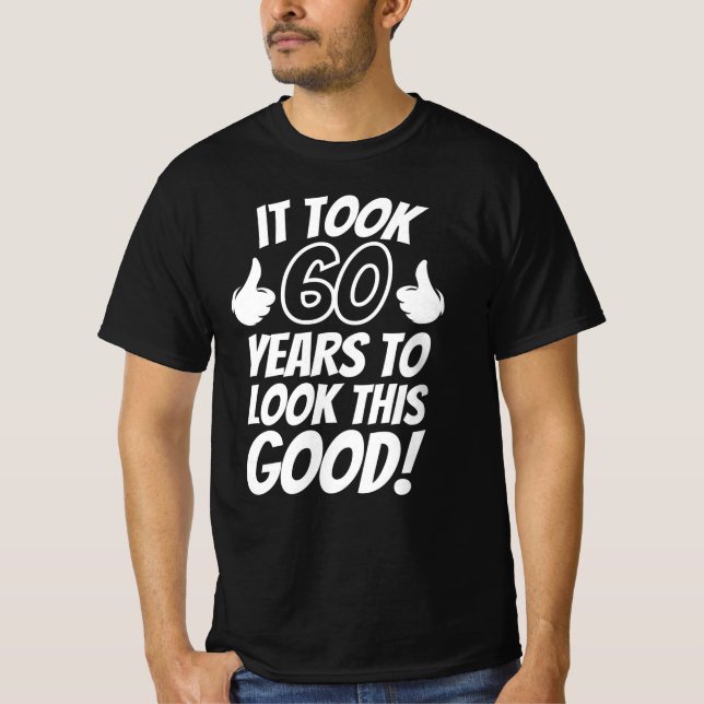 T-shirt Anniversaire 60 ans (Devant)