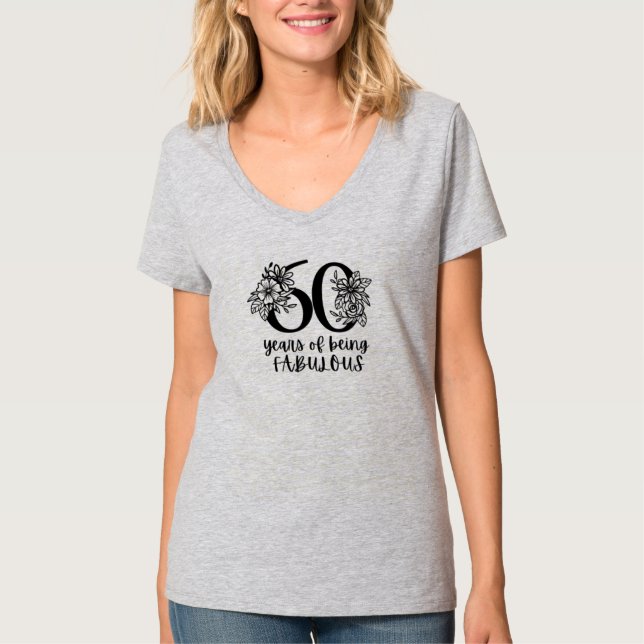 T-shirt Anniversaire 60 ans (Devant)