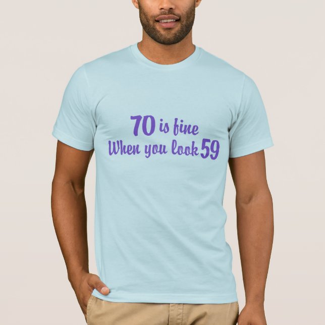 T-shirt Anniversaire 70 ans (Devant)