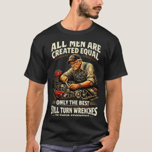 T-shirt Anniversaire 70 ans homme tourne clés vintage méca