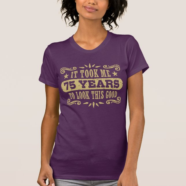 T-shirt Anniversaire 75 ans (Devant)