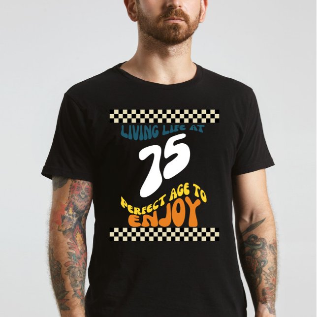 T-shirt Anniversaire 75 ans (Créateur téléchargé)