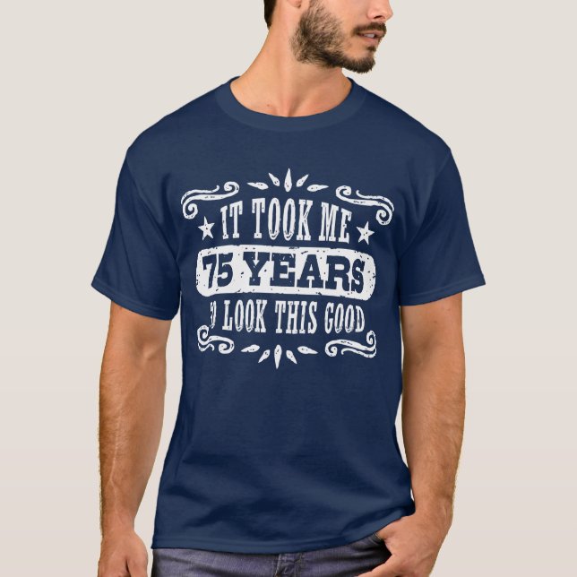 T-shirt Anniversaire 75 ans (Devant)