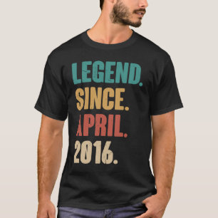 T-shirt Anniversaire 7e Décoration Avril 7 Anniversaire Vi