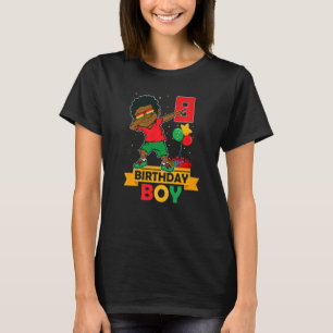 T-shirt Anniversaire African American Boy 8e anniversaire 