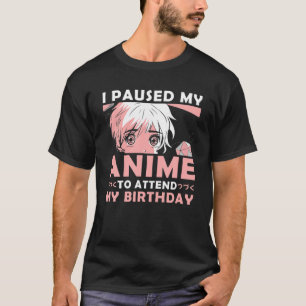 T-shirt Anniversaire Anime Merch Kawaii Otaku Anime Annive