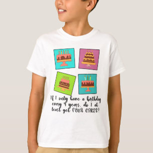 T-shirt Anniversaire année bissextile Est-ce que j'aurai Q