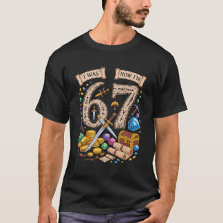 T-shirt Anniversaire Arcade Rétro Niveau Sept Débloqué