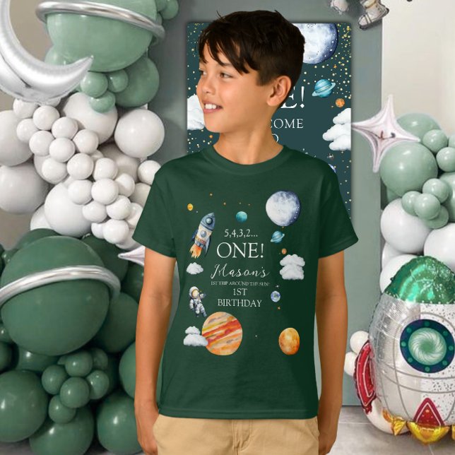 T-shirt Anniversaire Astronaute Un Espace (Créateur téléchargé)