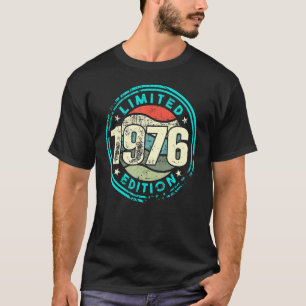 T-shirt Anniversaire Avec Et Né En 1976 Vintage