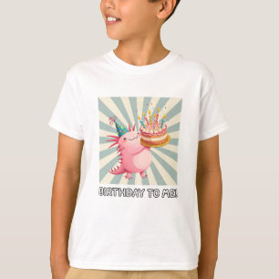 T-shirt Anniversaire Axolotl
