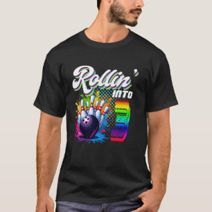 T-shirt Anniversaire Bowling Roulant Dans 3 Fête 3ème Anni