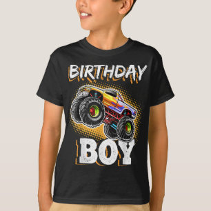 T-shirt Anniversaire Boy Monster Camion Anniversaire cadea