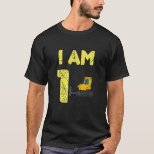 T-shirt Anniversaire Camion de Construction Famille Enfant