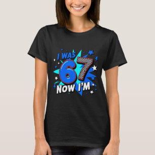 T-shirt Anniversaire carreaux bleus j'avais 6 ans maintena