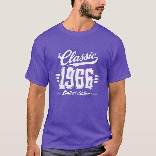 T-shirt Anniversaire Classique 1966 (Devant)