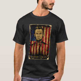 T-shirt Anniversaire D'Abraham Lincoln Aux Etats-Unis