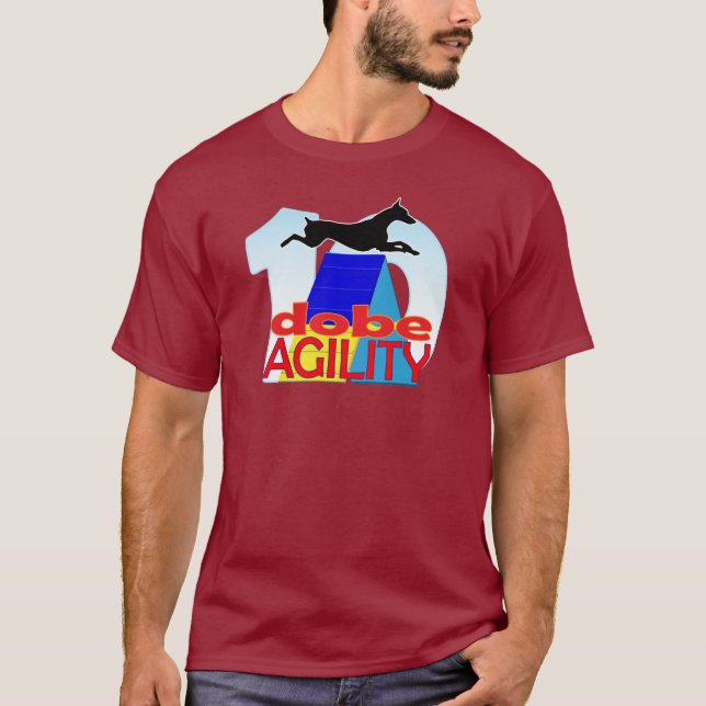 T-shirt Anniversaire d'agilité de Dobe 10ème (Devant)