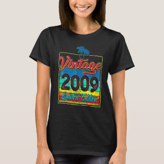T-shirt Anniversaire de 13 ans Vintage 2009