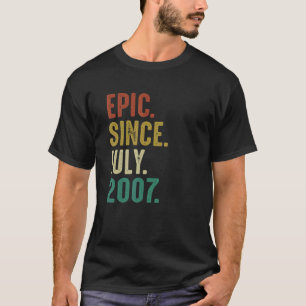 T-shirt Anniversaire de 15 ans Epic depuis juillet 2007