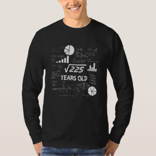 T-shirt anniversaire de 15 ans Geeky Math 15e anniversaire