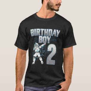 T-shirt anniversaire de 2e anniversaire Boy Dabbing 2 ans