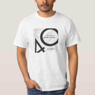 T-shirt Anniversaire de 40 ans, une décennie blanche