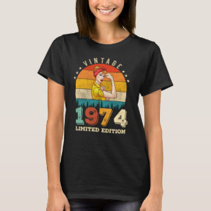 T-shirt anniversaire de 51 ans 1974 Vintage 51e anniversai
