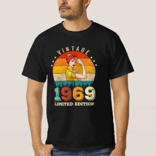 T-shirt anniversaire de 56 ans 1969 Vintage 56e anniversai