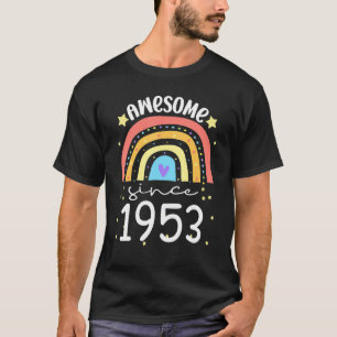 T-shirt anniversaire de 70 ans stupéfiant depuis 1953 70e 